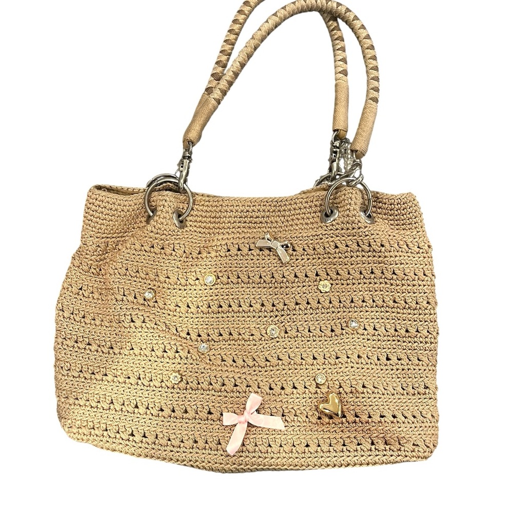 The Sak Crochet Tote Bag – Handmade Boho Market Shopper *charms cottagecore boho - Picture 4 of 4